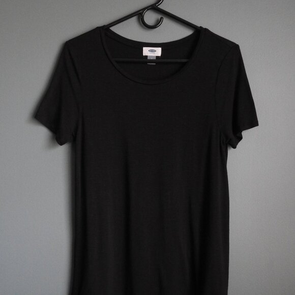 2/$13 Old Navy Black Scoop Neck Tunic - Size Small - Picture 2 of 4